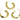 Push Back Stud Earring - brass - Brass Stud - 18k Real Gold Plating - 16.1gr - MJ200661 - MinjuanRong
