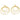 Push Back Stud Earring - Brass - 316 Stainless Steel Stud - 18K Real Gold Plating - 8.1gr - MJ103989 - MinjuanRong