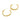 Push Back Stud Earring - brass - brass stud - 18k Real Gold Plating - 9gr - MJ200940