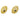 Push Back Stud Earring - Brass - Imitation Silver - 18K Real Gold Plating - 10.9gr - MJ103980 - MinjuanRong