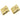 Push Back Stud Earring - Brass - 316 Stainless Steel Stud - 18K Real Gold Plating - 17.8gr - MJ103927 - MinjuanRong