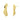 Push Back Stud Earring - Brass - 316 Stainless Steel Stud - 18K Real Gold Plating - 5.9gr - MJ103931 - MinjuanRong