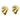 Push Back Stud Earring - Brass - 316 Stainless Steel Stud - 18K Real Gold Plating - 11.8gr - MJ103911 - MinjuanRong