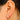 Huggie Hoop Wire Earring - Brass - 18k real gold plated brass - 4.2gr - MJ200420 - MinjuanRong