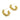 Push Back Stud Earring - brass - 925 silver stud - 18k Real Gold Plating - 3.27gr - MJ200964