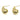 Push Back Stud Earring - Brass - Zircon - 925 Silver Stud - 18K Real Gold Plating - 6.8gr - MJ103971 - MinjuanRong