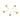 Push Back Stud Earring - Brass - Imitation silver needle - 18k Real Gold Plating - 3.46gr - MJ201267 - MinjuanRong
