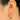 Push Back Stud Earring - Brass - 925 silver needle - 18k Real Gold Plating - 8.73gr - MJ200952