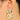 Push Back Stud Earring - Brass - 316 stainless steel stud - 18k Real Gold Plating  - 8.65gr - MJ200891
