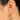 Push Back Stud Earring - brass - 925 silver needle - 18k Real Gold Plating - 13.4gr - MJ200965