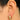 Push Back Stud Earring - Brass - 925 silver needle - 18k Real Gold Plating - 6.78gr - MJ201227 - MinjuanRong