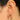 Push Back Stud Earring - Brass - 925 silver needle - 18k Real Gold Plating - 5.09gr - MJ201265 - MinjuanRong