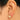 Push Back Stud Earring - Brass - Brass stud - 18k Real Gold Plating - 4.5gr - MJ201236 - MinjuanRong
