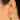 Push Back Stud Earring - brass - brass stud - 18k Real Gold Plating - 9gr - MJ200940
