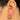 Huggie Hoop Wire Earring - Brass - Zircon - 18k Real Gold Plating - 5.75gr - MJ201275 - MinjuanRong
