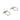 Push Back Stud Earring - Brass - 316 stainless steel stud - 18K Real White Gold Plating - 5.7gr - MJ101428 - MinjuanRong