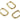 EnglishLock Earring - Brass - Brass Stud -18K Real Gold Plated Brass - 6.4gr - MJ200531 - MinjuanRong