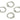 Huggie Hoop Wire Earring - Brass - Cubic Zircon - 18K Real White Gold Plating - 1gr - MJ104062 - MinjuanRong