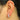 Huggie Hoop Wire Earring - Brass - Zircon - Brass stud - 18k real white gold plating - 3.5gr - MJ103221 - MinjuanRong