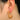 Push Back Stud Earring - Brass - Glass - 316stainless steel stud - Steel wire - 18k real gold plating - 7.7gr - MJ103406 - MinjuanRong