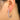 Push Back Stud Earring - Brass - Glass - 316stainless steel stud - Steel wire - 18k real white gold plating - 5.9gr - MJ103412 - MinjuanRong