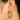 Push Back Stud Earring - Brass - Glass - 316stainless steel stud - Steel wire - 18k real gold plating - 7.3gr - MJ103409 - MinjuanRong
