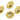 Push Back Stud Earring - Brass - Imitation Silver - 18K Real Gold Plating - 10.9gr - MJ103980 - MinjuanRong
