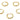 Huggie Hoop Wire Earring - Brass - 316 stainless steel stud - zircon - 18K Real Gold Plated&nbsp; - s2.3gr - MJ100080 - MinjuanRong