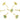Push Back Stud Earring - Brass - Enamel - Brass Stud - 18K Real Gold Plating - 0.8gr - MJ103382 - MinjuanRong