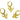 Lever back Earring - Brass - 18K Real Gold Plating - 2.3gr - MJ103279 - MinjuanRong
