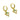 Lever back Earring - Brass - Enamel - Cubic Zircon - 18K Real Gold Plating - 2.1gr - MJ103352 - MinjuanRong