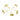 Push Back Stud Earring - Brass - Cubic Zircon - Brass Stud - 18K Real Gold Plating - 0.7gr - MJ103378 - MinjuanRong