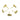 Push Back Stud Earring - Brass - Enamel - Cubic Zircon - Brass Stud - 18K Real Gold Plating - 1.1gr - MJ103379 - MinjuanRong