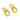 Huggie Hoop Wire Earring - Brass - Enamel - Cubic Zircon - 18K Real Gold Plating - 6.6gr - MJ103263 - MinjuanRong