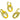 Huggie Hoop Wire Earring - Brass - Enamel - Cubic Zircon - 18K Real Gold Plating - 6.6gr - MJ103263 - MinjuanRong