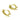 Huggie Hoop Wire Earring - Brass - Cubic Zircon - 18K Real Gold Plating - 5.4gr - MJ103259 - MinjuanRong