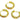 Huggie Hoop Wire Earring - Brass - Enamel - 18K Real Gold Plating - 7.2gr - MJ103255 - MinjuanRong