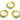 Huggie Hoop Wire Earring - Brass - Enamel - Cubic Zircon - 18K Real Gold Plating - 1.4gr - MJ103243 - MinjuanRong