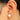 Push Back Stud Earring - Brass - Enamel - Brass Stud - 18K Real Gold Plating - 1.3gr - MJ103368 - MinjuanRong