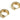Huggie Hoop Wire Earring - Brass - Stainless Steel Stud - 18K &nbsp;Real Gold Plated - 6.4gr - MJ100529 - MinjuanRong