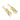 Lever Back Earring - Brass - 18K Real Gold Plating - 11.2gr. - MJ101953 - MinjuanRong