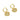 Huggie Hoop Wire Earring - Brass  - Cubic Zircon - 18K Real Gold Plating - 6.4gr. - MJ101938 - MinjuanRong
