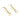 Push Back Stud Earring - Brass - 316 Stainless Steel Stud - 18K Real Gold Plating - 6.2gr. - MJ101974 - MinjuanRong