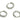 Huggie Hoop Wire Earring - Brass - 18K Real White Gold Plating - 2.9gr - MJ101609 - MinjuanRong