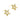 Push Back Stud Earring - Brass  - Cubic Zircon  - 316 stainless  steel stud - 18K Real Gold Plating - 4.4gr - MJ101936 - MinjuanRong