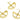 Push Back Stud Earring - Brass - 316 Stainless Steel Stud - 18K Real Gold Plating - 14.7gr. - MJ101961 - MinjuanRong