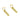 Push Back Stud Earring - Brass - 316 Stainless Steel Stud  - 18K Real Gold Plating - 6.1gr. - MJ101975 - MinjuanRong