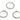 Huggie Hoop Wire Earring - Brass - 18K Real White Gold Plating - 2.9gr - MJ101500 - MinjuanRong