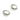 Huggie Hoop Wire Earring - Brass - 18K Real White Gold Plating - 4.7gr - MJ101600 - MinjuanRong