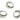 Huggie Hoop Wire Earring - Brass - 18K Real White Gold Plating - 4.7gr - MJ101600 - MinjuanRong
